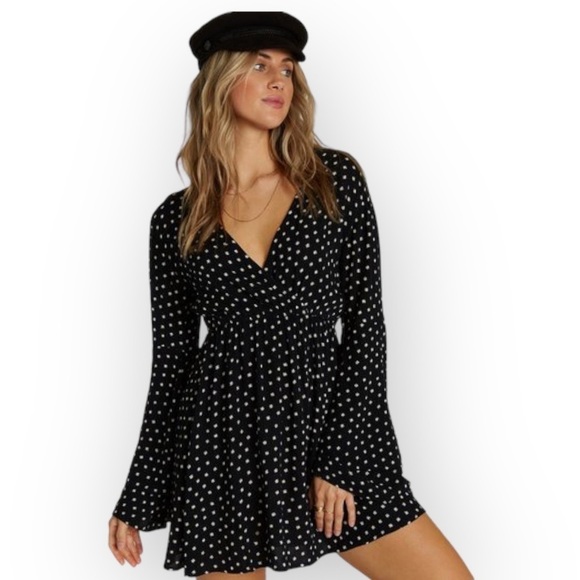 Billabong Night Fever Printed Mini Dress - Picture 1 of 6